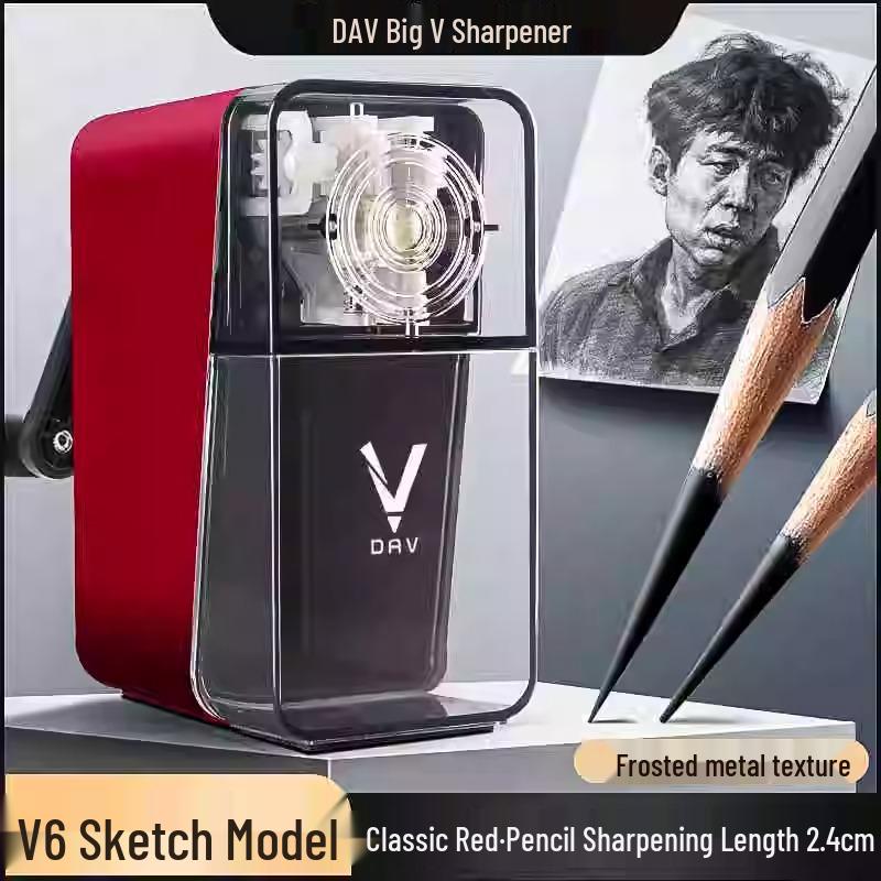 DAV Art V5V6 Hand-Crank Sketch Pencil Sharpener