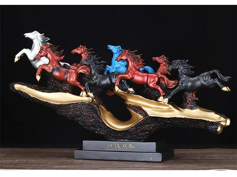 Bestseller Ma Dao Cheng Gong Pferdefigur - Perfekt für Foyer, Wohnzimmer, Weinschrank oder Büro; Ideales Einweihungs- oder Eröffnungsgeschenk.