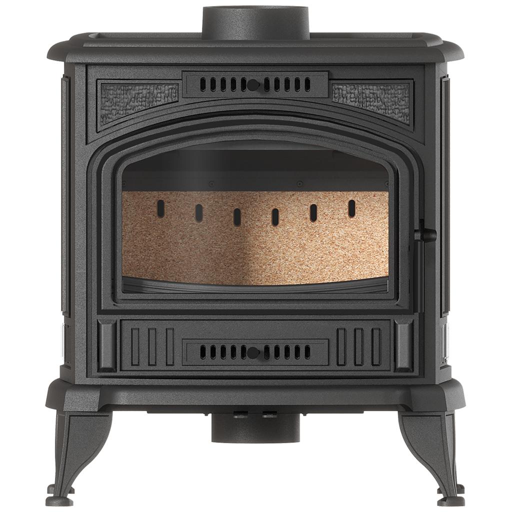Cast iron wood burning stove KRATKI K6 ECO Ø 150 6,5 kW