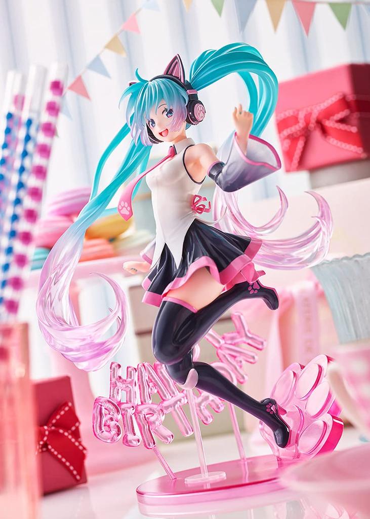 TAITO Narozeniny Hatsune Miku2021 AMP Figurka Kočka ~Všechno nejlepší k verzi~