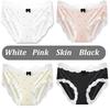 4PCS Lace Pattern Underwears Bowknot Polka Dot Underpants Sexy Cute Style Panties Transparent Briefs M-XL Seamless Panty