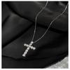 Exclusive Cross Necklace - Luxurious and Sophisticated Style - Zirconium Gemstone - Stackable - Versatile Collar Chain