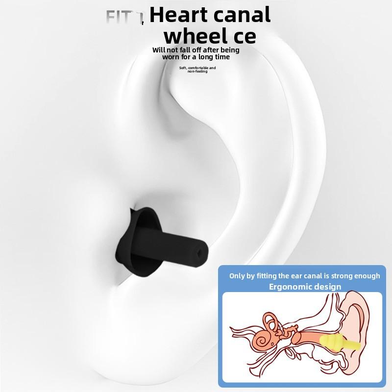 Boxed Sleep Earplugs Triple Earcaps Lunch Break Sound Insulation Noise Reduction Adult Sports Swimming Silicone Earplugs