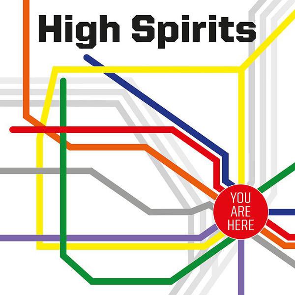 

CD HIGH SPIRITS - You Are Here HRR350 High Roller Rec 2014 Germany Rock Used