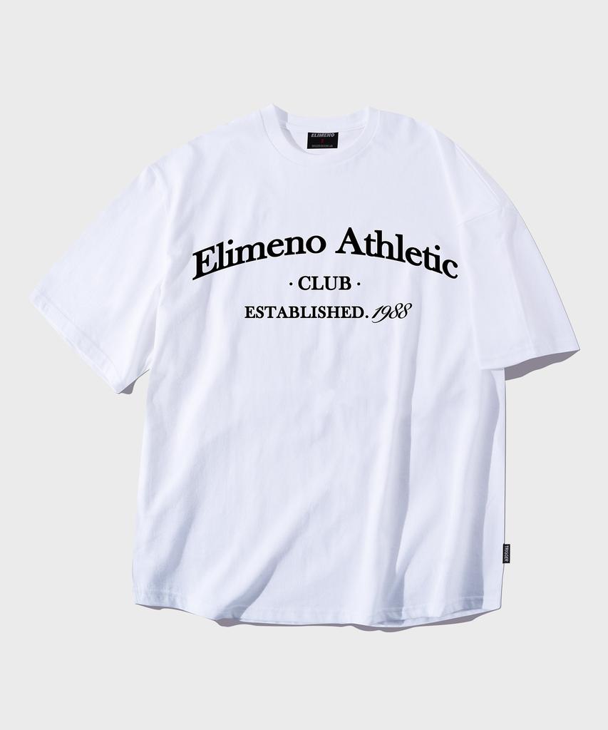 ELIMENO El Club Arch Oversized Short Sleeve Tee White