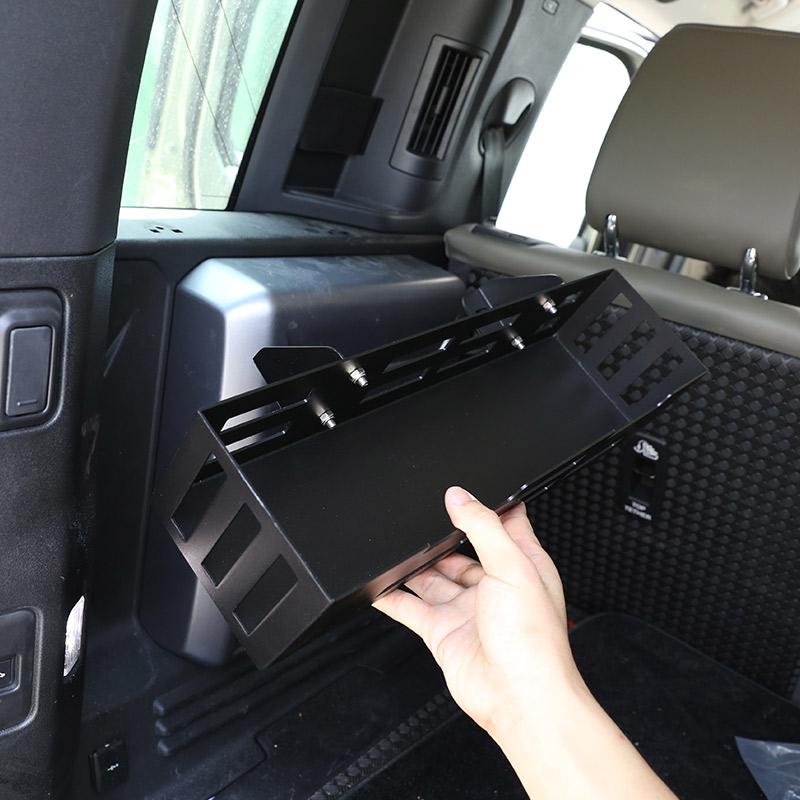 For Land Rover Defender 110 2020 2021 2022 2023 2024 Aluminum Car Trunk Storage Basket Capacity Box Car Accessories JWW3