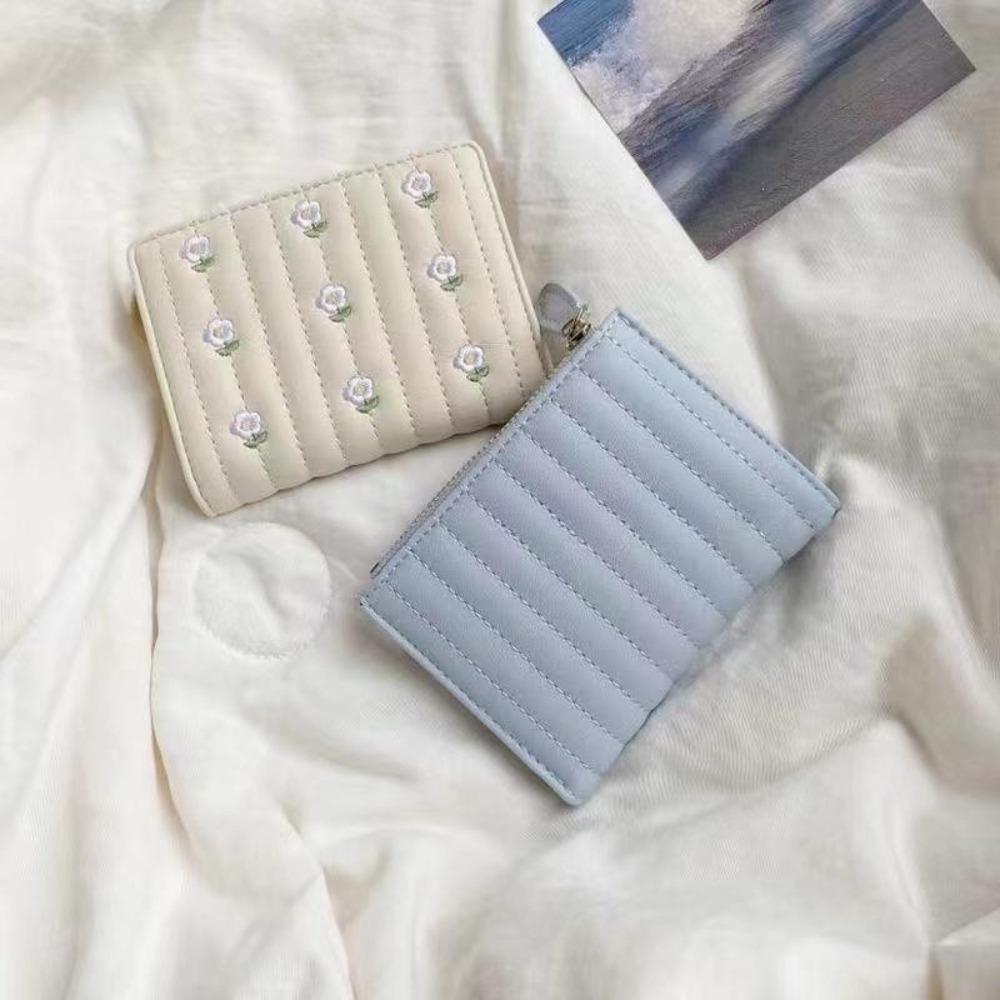 Solid Color Money Bag PU Leather Coin Purse New Card Holders  Girl