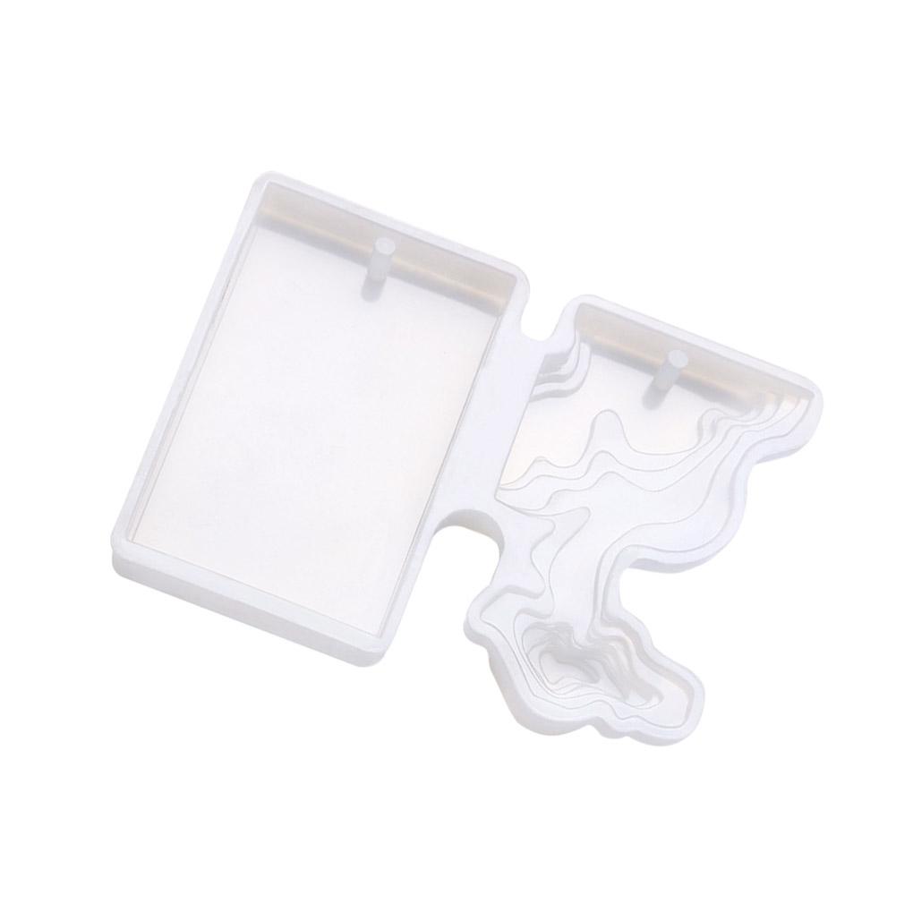 Crystal Island Pendant Making Mold 3D Island Pendant Silicone Jewelry Crafting DIY Mould Type 1