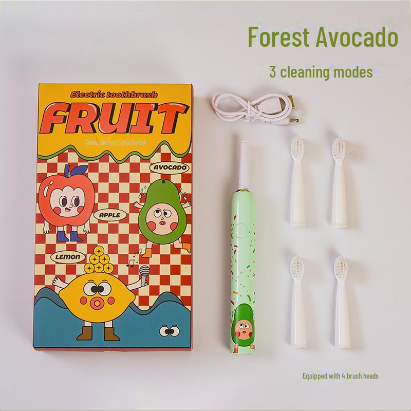 

Звуковая водонепроницаемая детская умная электрическая зубная щетка с мягкой щетиной DuPont