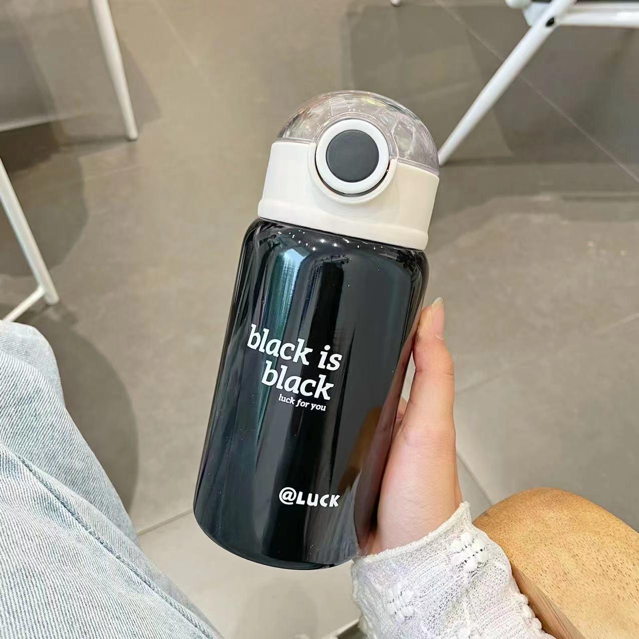 

Стильная термокружка Ins 2024 года с трубочкой для девочек и студентов 450ml