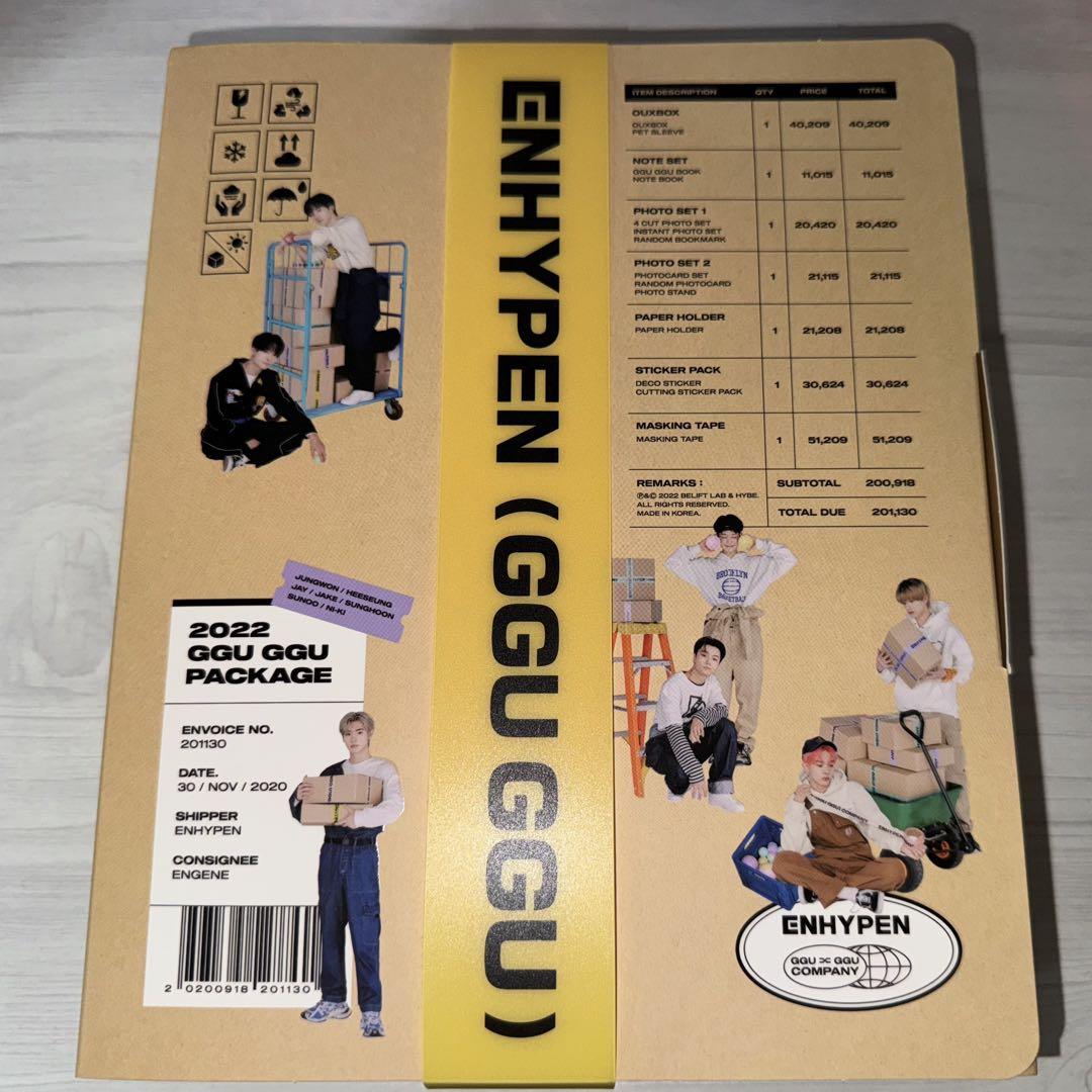 

[USED] ENHYPEN 2022 GGU GGU PACKAGE
