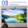 IN&VI 80-inch Fresnel Anti-Light Fixed Frame Projector Screen