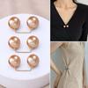 8Pcs Artificial Pearls Clothing Pin Jeans Waist Tighteners Pin Dress Safety Pin Cardigan Safetp Pin Shawl Sweater Clip