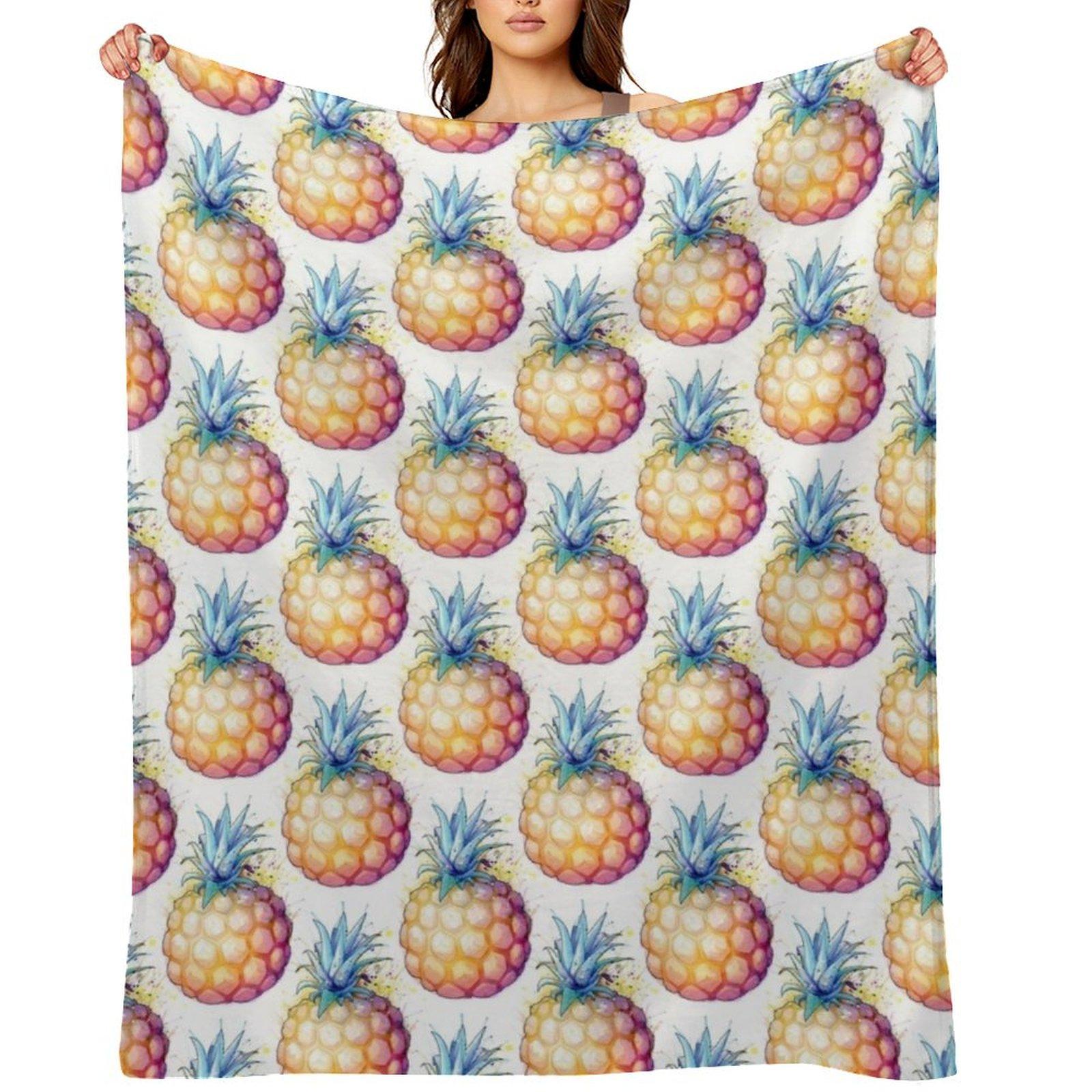 Fat Pineapple 2 Throw Blanket halloween Soft Custom manga Blankets 30x40in