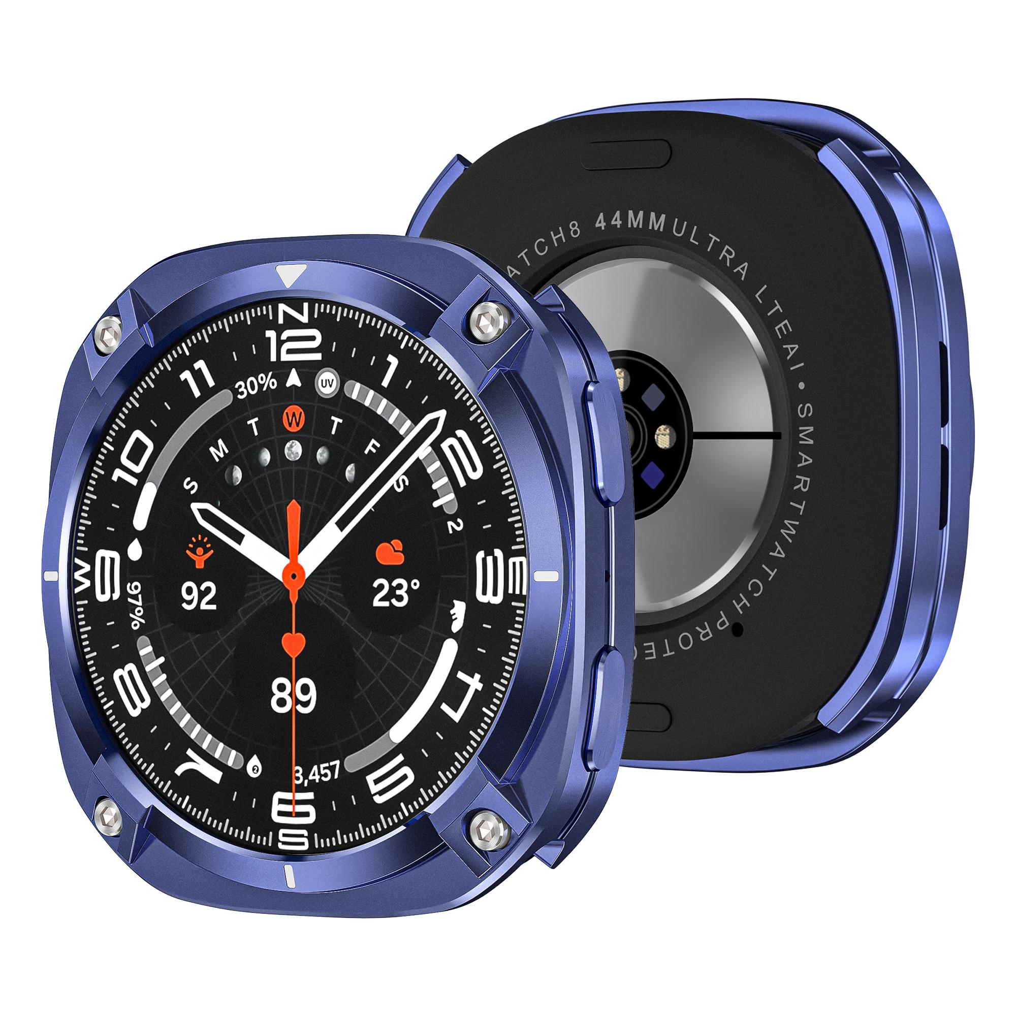 

Armor Metal Case For Samsung Galaxy Watch 8 44mm Cover Case Accessories Hard Frame Metal Protective Bumper for Galaxy Watch 8 Galaxy Watch 8 44mm