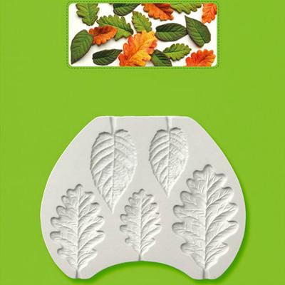 Blackberry And Oak Leaves Silicone Mould Fondant Cake Mold Cake Decorating Tools