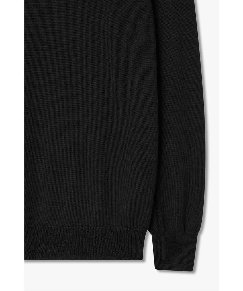 MAN ON THE BOON [Morgano] Crewneck Sweater_Black 4715313913