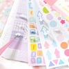 32Pcs Multi Material Die-cutting Sticker Book Diary Collage Aesthetics Scrapbooking Stickers Decoration Colored Marks Sticker