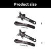 170mm/172.5mm Mountain Bike Crankset Aluminum  Alloys Bicycles Crank Arm Square Hole Cranks Cycling Accessories Enduring