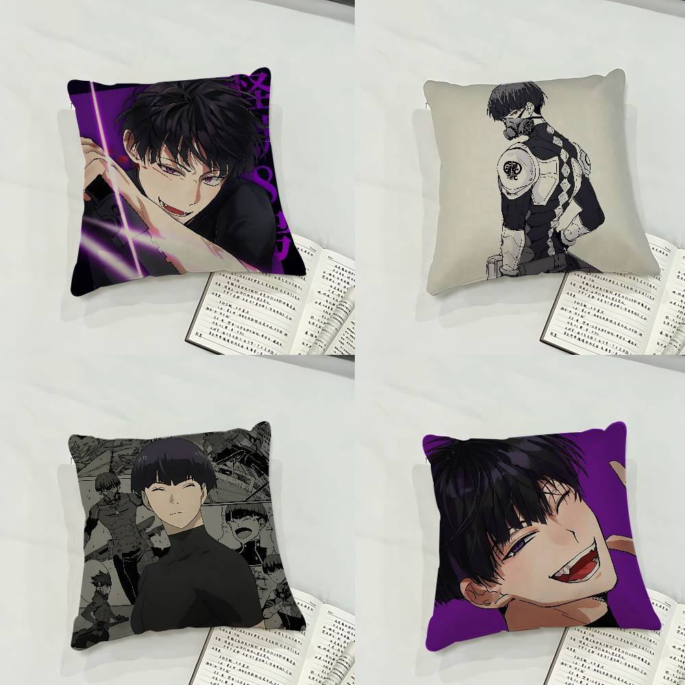 Anime K-Kaiju No 8 S Case Plush Fabric Soft Pillowcase Double Sided Print Cushion Cover Household Gifts