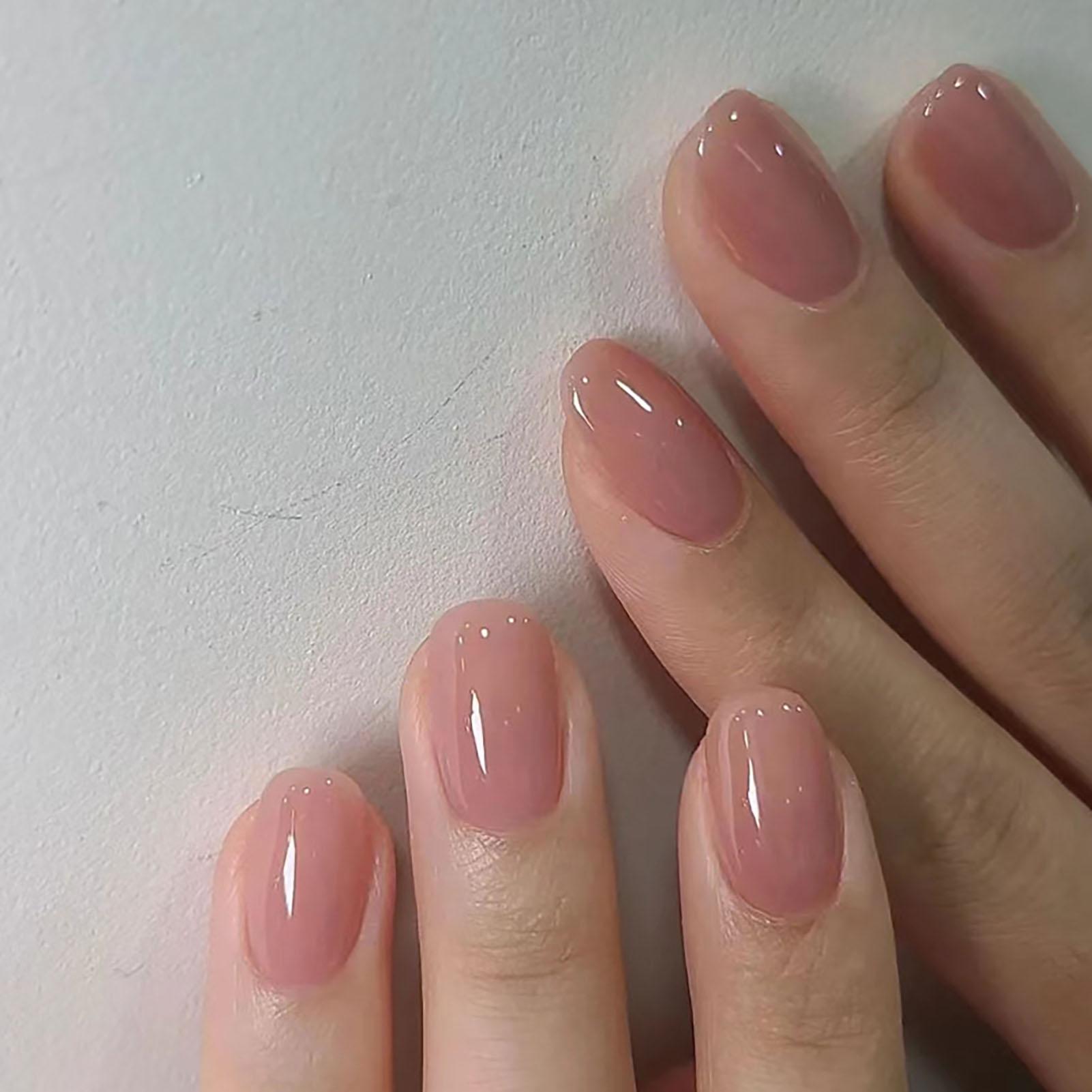24Pcs False Nails White Glitter Gradient Press On Nails Fake Nails Wearable Full Cover Nails Tips Acrylic Nail Tips Fake Nail