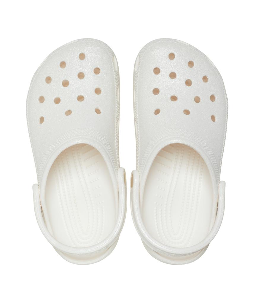Zoccoli Crocs Classic Glitter - Bianco / 205942-100