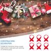 10Pcs Mini Scarfs Knitted Exquisite Christmas Accessories for Pets Party Parade Photoshoot Festive Decor Mini Scarfs