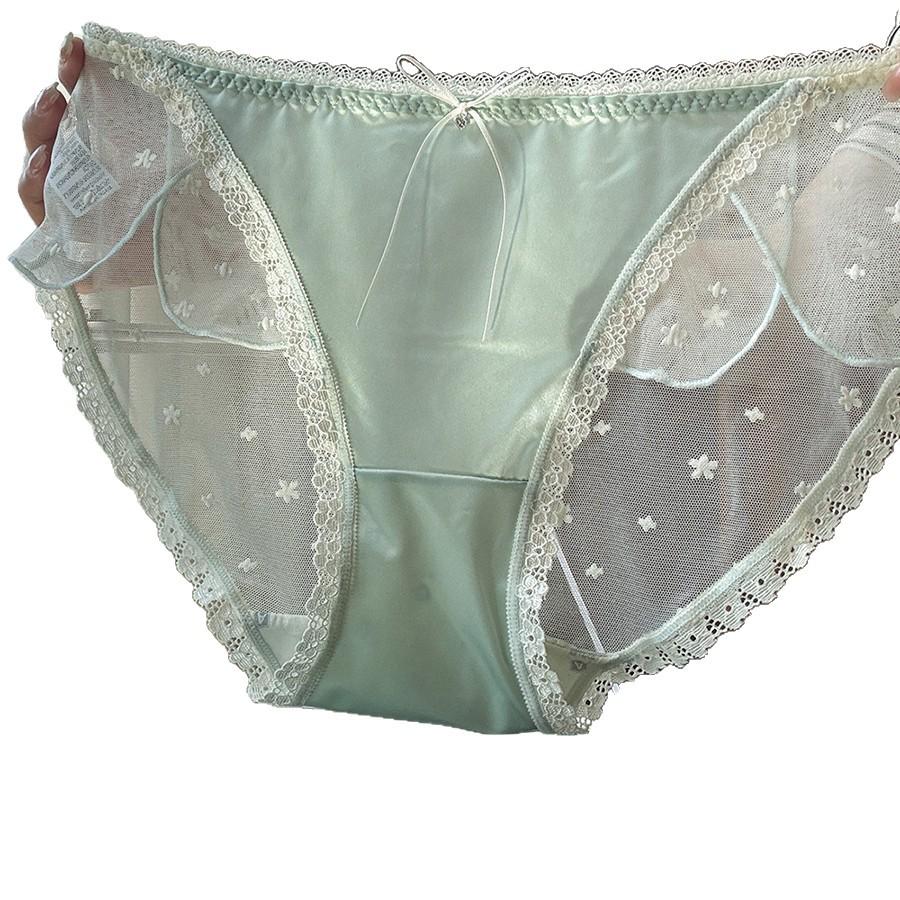 Sweet & Alluring Lace Panties - Comfortable, Pure, Sexy, Antibacterial Modal Mesh Design for Women.