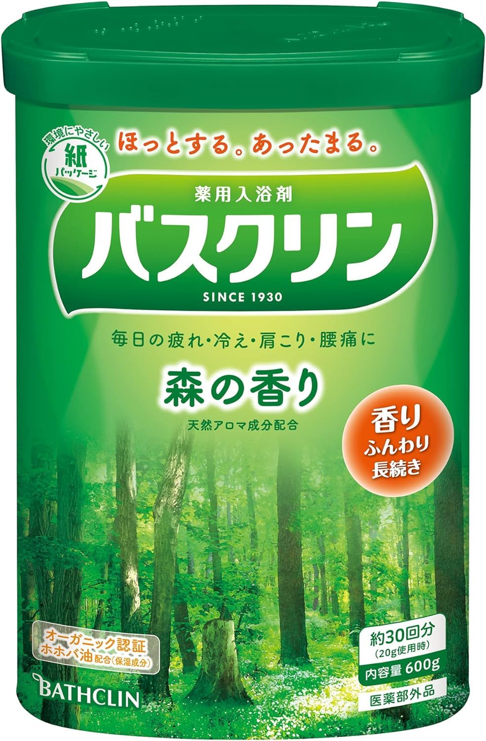 

Basculin bath forest scent 600g bath salts 30 fatigue relief [Quasi-drug] salts, (approximately servings),