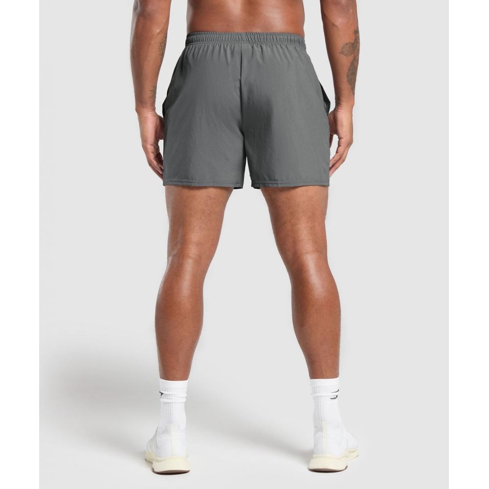 Gymshark Running Dept. 5  Shorts Pitch Grey A2b2j Gb7q