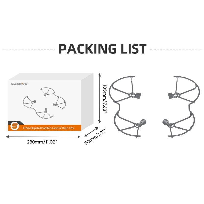 Quick Release Propeller Guard for 3 Pro Flight Propeller Guard Effectively Preventing Damage Flight Accessories