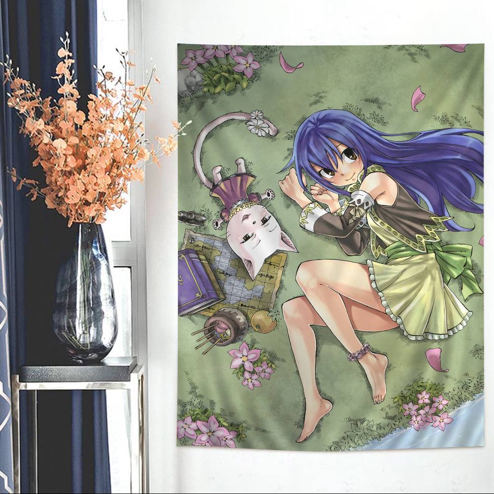 Fantasy Anime FFairy TTail DIY Wall Tapestry For Living Room Home Dorm Decor Wall Art Decor
