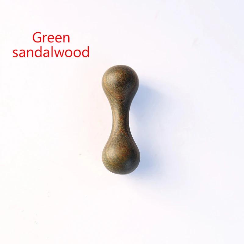 Stress Toy Decompression Relief Wood Knucklebone Toys Polishing Sandalwood Hand Spinner Anxiety Stress Rotate Finger Gyro Gift