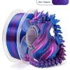 1Kg Silk Rainbow Pla Filament 1.75Mm Shiny Multicolor 3D Printer Filament Fast Color Change  Plus-Minus 0.03Mm 1Kg Spool