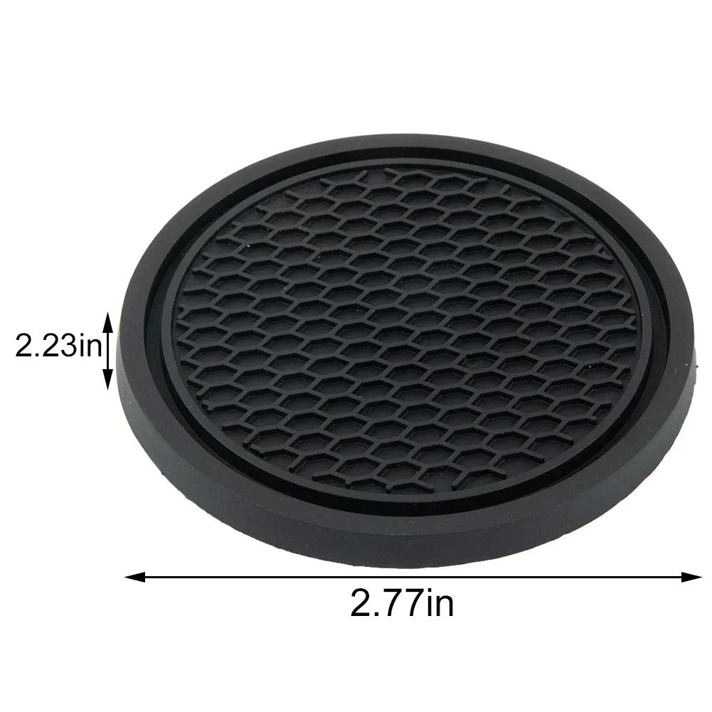4PCS Cars Cup Holder Anti-Slip Insert Coaster Mat Interior Accessory Cars Auto Cup Holders Universal Interior Accessories