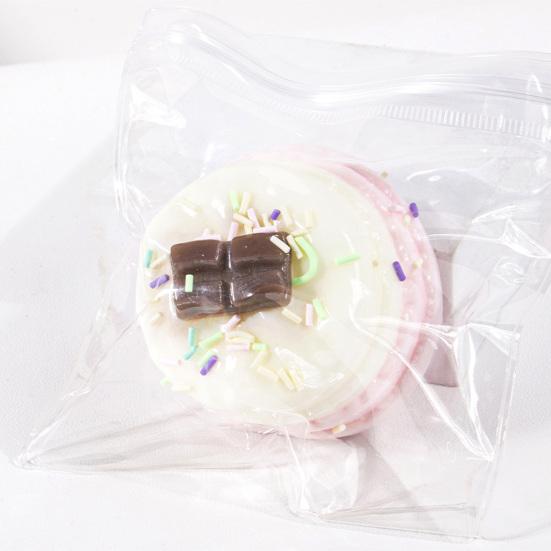 Relief Souffle Squeeze Toy Simulated Chocolate Bread Cheese Cake Sensory Toy Simulated