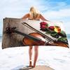 Beach Towels Violin Sand Towel Beach Blanket Sand Free-Microfiber Quick Dry Swimming Pool Towels Camping Towels for Kids Adults