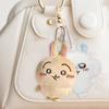 Karikatür Hayvan Peluş Oyuncak Boncuk Zincirli Doldurulmuş Çekiç Kedi Tavşan Peluş Bebek DIY Anahtarlık Kolye Dekorasyon Sırt Çantası Süsü Doğum Günü Hediyesi