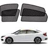 XCBYT Car Window Shades For 2016- Civic - 4 PCS Side Window Sun Shades For Baby, Privacy Car Window Covers With Breathable Mesh - UV Protection, Heat