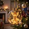 Transparent Clear Christmas Bauble Ornament Acrylic LED Christmas Tree Globe Decor  New Year