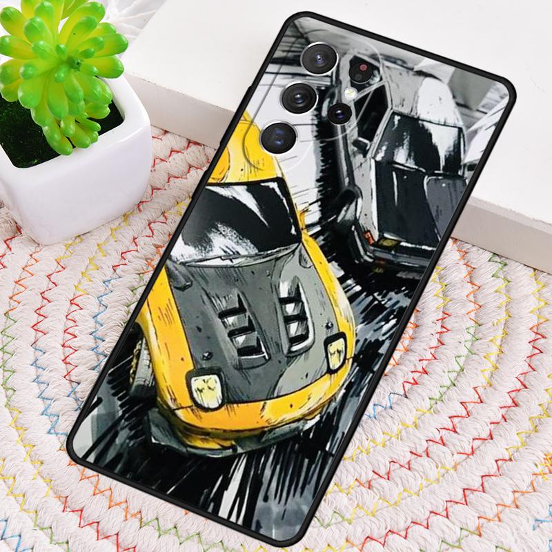 Initial D Drift Silikon Handyhülle Für Samsung Galaxy note 10 pro S26 S25 S24 S23 S22 S21 Plus S25Ultra Capa Cover