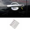 For Toyota RAV4 09-12 Chrome Exterior Outside Side Door Handle Cover Trim