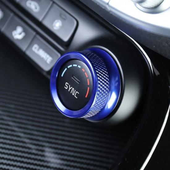 Aluminum Alloy Air Condition Switch Control Knob Cover For Kia Stinger 2017-