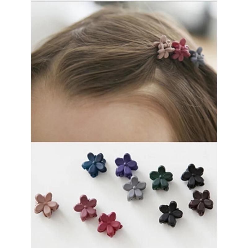 New Fashion Toddler Hair Claw Cute Candy Color Flower Chin Clip Children Hair Clip Accessories Korea Wholesale