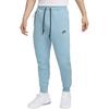 Slim Fit Lace-Up Cuffed Knit Sports Pants Men Pants Blue FB8003-464