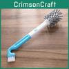 Drain Dual Head Brush With Pp Handle And Nylon Bristles For Home Durable Use