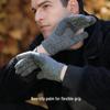 Herren Winter Winddichtes Fleece Radhandschuhe mit Samtfutter