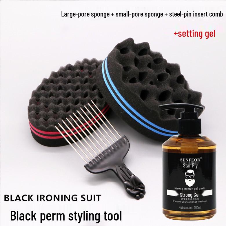 Black Afro Styling Sponge for Hip-Hop & Dreadlocks