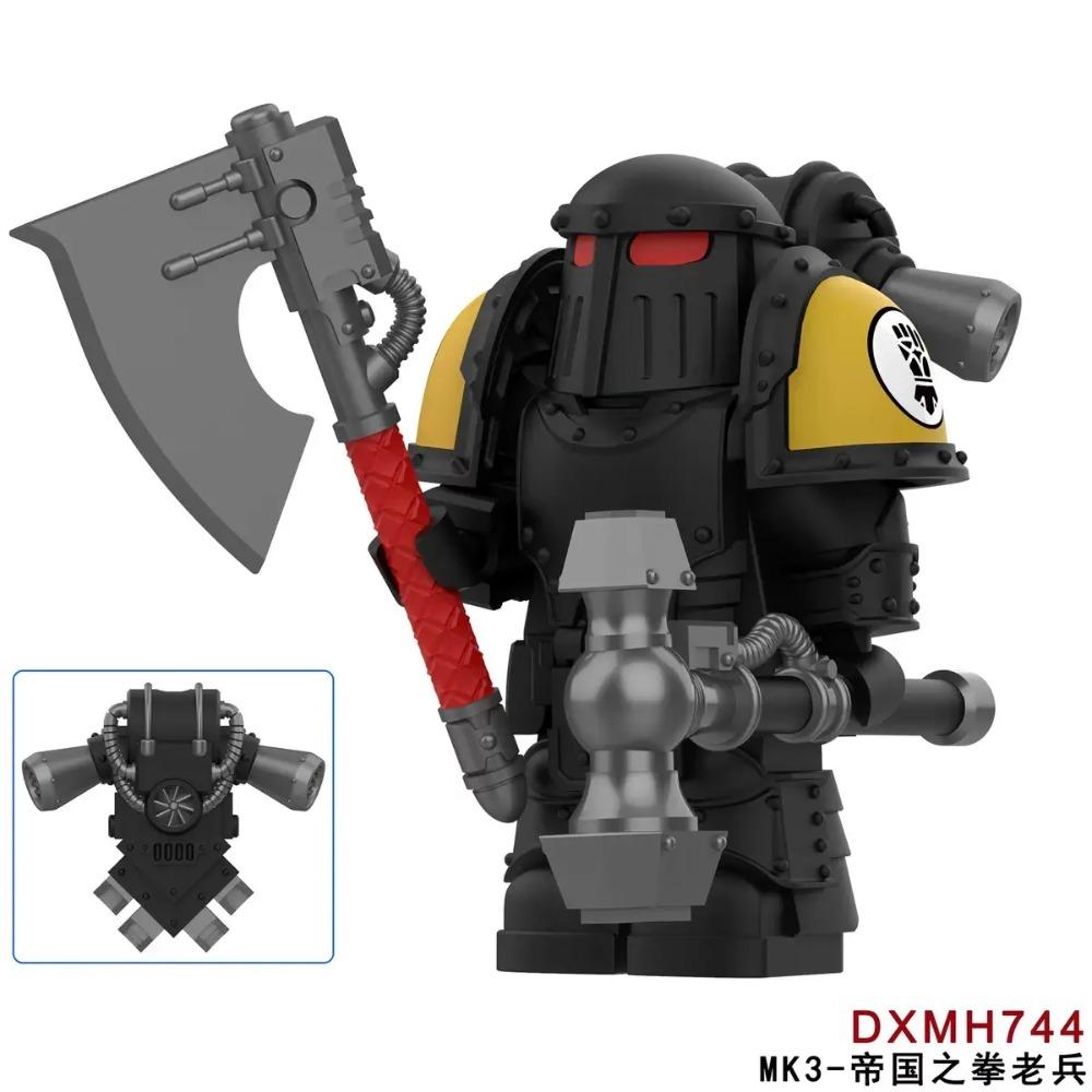 WM2924 Mechs Soldiers Bricks machine gun MOC Puzzle Mini Action Figures Compatible Building Blocks Toys Children Birthday Gifts