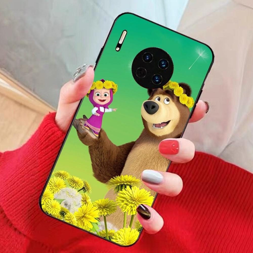 

Girl And The Bear Phone Case For Huawei Mate 10 20 30 40 50 lite pro Nova 3 3i 5 6 SE 7 pro 7SE Huawei Mate 20 Lite